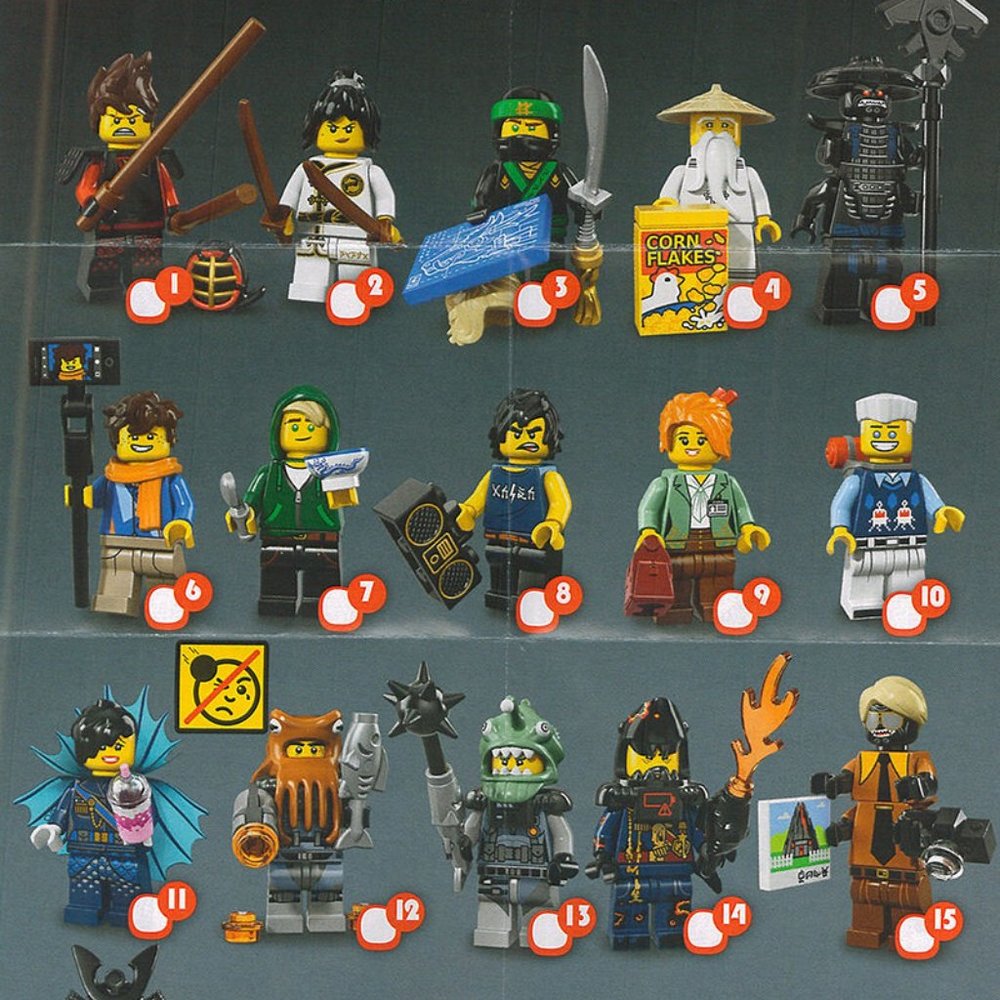 LEGO Ninjago Movie Minifigure Series 71019 - Shark Army General #1 - Picture 5 of 8